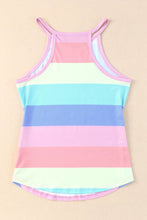 Load image into Gallery viewer, Multicolor Colorblock Knit Tank Top
