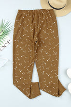 Load image into Gallery viewer, Arrow Print Slim-fit High Waist Pants
