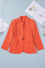 Load image into Gallery viewer, Flip Pocket Design Chic Blazer Coat
