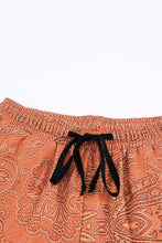 Load image into Gallery viewer, Tribal Print Drawstring Mid Waist Shorts
