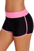 Load image into Gallery viewer, Contrast Pink Trim Swim Board Shorts
