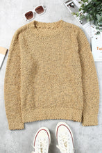 Load image into Gallery viewer, Porncorn Drop Shoulder Pullover Knit Sweater
