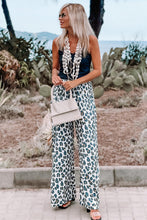 Load image into Gallery viewer, Leopard Print Pocketed Wide Leg Pants
