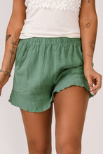 Load image into Gallery viewer, High Waist Pocketed Ruffle Shorts
