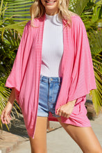 Load image into Gallery viewer, Open Front Kimono Sleeves Knit Cardigan
