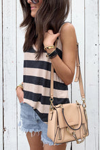 Load image into Gallery viewer, Striped V Neck Tank Top
