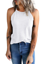 Load image into Gallery viewer, Solid Color Crew Neck Tank Top
