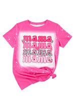 Load image into Gallery viewer, Full of Mama Letter Print Tie Dye Tee
