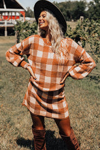 Load image into Gallery viewer, Plaid Sweater Dress
