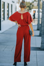Load image into Gallery viewer, Belted Wide Leg Jumpsuit

