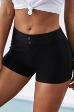 Load image into Gallery viewer, Eyelets Waistband Swim Boyshorts
