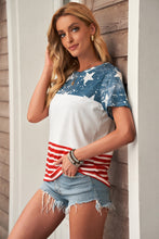 Load image into Gallery viewer, The US Stars and Stripes Inspired Top
