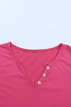 Load image into Gallery viewer, V Neck Buttons Long Sleeve Top
