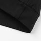 Black Contrast Buffalo Plaid Zip Pullover Hooded Top