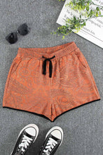 Load image into Gallery viewer, Tribal Print Drawstring Mid Waist Shorts
