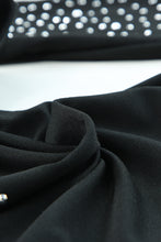 Load image into Gallery viewer, Rhinestone O-neck Long Sleeve Bodysuit

