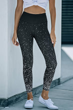 Load image into Gallery viewer, Dots Scattering Black Leggings
