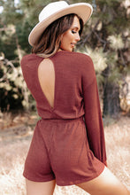 Load image into Gallery viewer, Ribbed Long Sleeve Romper
