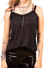 Load image into Gallery viewer, Adjustable Straps Rhinestone Tank Top
