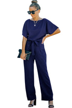 Load image into Gallery viewer, Belted Wide Leg Jumpsuit
