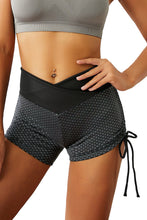 Load image into Gallery viewer, Side Drawstring Anti Cellulite High Waist Scrunch Butt Lift Shorts
