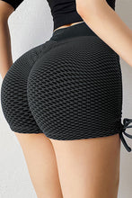 Load image into Gallery viewer, Side Drawstring Anti Cellulite High Waist Scrunch Butt Lift Shorts
