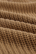 Load image into Gallery viewer, Drop Sleeve Cable Knit Cardigan with Slits
