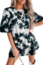 Load image into Gallery viewer, Tie-dye Round Neck Short Sleeve Top

