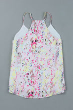 Load image into Gallery viewer, Multicolor Floral Print Spaghetti Straps Tank Top
