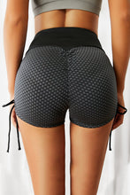 Load image into Gallery viewer, Side Drawstring Anti Cellulite High Waist Scrunch Butt Lift Shorts
