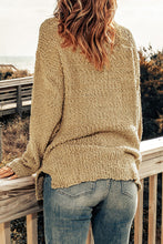 Load image into Gallery viewer, Porncorn Drop Shoulder Pullover Knit Sweater
