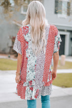 Load image into Gallery viewer, Wild Rose Floral Animal Print Kimono
