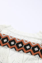 Load image into Gallery viewer, Tribal Pattern Hollowed Knit Long Cardigan
