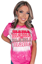 Load image into Gallery viewer, Full of Mama Letter Print Tie Dye Tee
