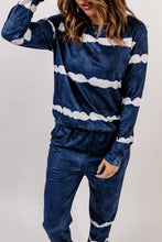 Load image into Gallery viewer, Stripes Long Sleeves and Joggers Lounge Set
