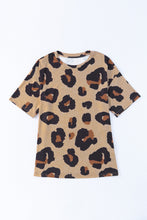 Load image into Gallery viewer, Boyfriend Leopard Print Loose T Shirt
