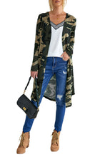 Load image into Gallery viewer, Camo Print Long Cardigan
