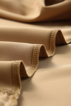 Load image into Gallery viewer, Khaki Ruffle Trim Short Sleeve Oversize Blouse
