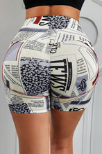 Load image into Gallery viewer, Printed High Waist Lift Up Yoga Shorts
