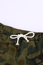 Load image into Gallery viewer, Camouflage Drawstring Casual Shorts
