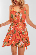 Load image into Gallery viewer, Sleeveless A-line Floral Dress
