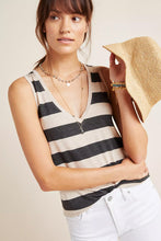 Load image into Gallery viewer, Striped V Neck Tank Top
