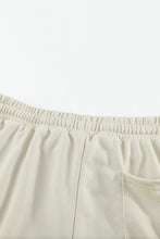 Load image into Gallery viewer, Khaki Blue Elastic Waist Side Pocket Plus Size Jogger Pants
