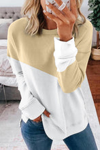 Load image into Gallery viewer, Patchwork Dropped Shoulder Sweatshirt
