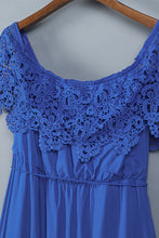 Load image into Gallery viewer, Off-the-shoulder Lace Sleeves Plus size Dress
