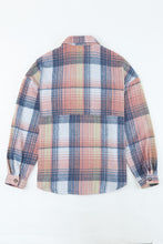 Load image into Gallery viewer, Plaid Flap Pockets Shacket
