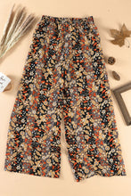 Load image into Gallery viewer, Floral Print High Waist Wide Leg Pants
