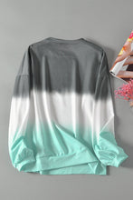 Load image into Gallery viewer, Color Block Tie Dye Pullover Sweatshirt
