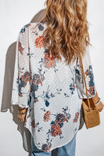 Load image into Gallery viewer, Floral Print Open Front Bell Sleeve kimono
