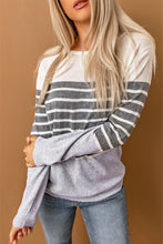 Load image into Gallery viewer, Striped Colorblock Sweater
